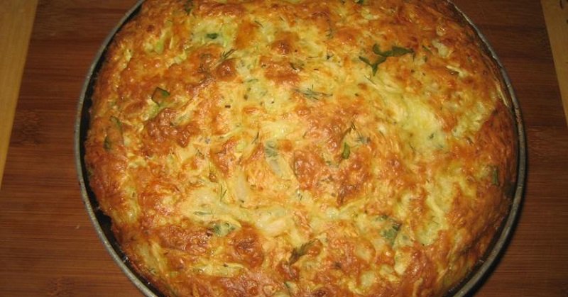 приготовление овощного пирога