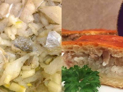 Пирог с капустой и рыбой
