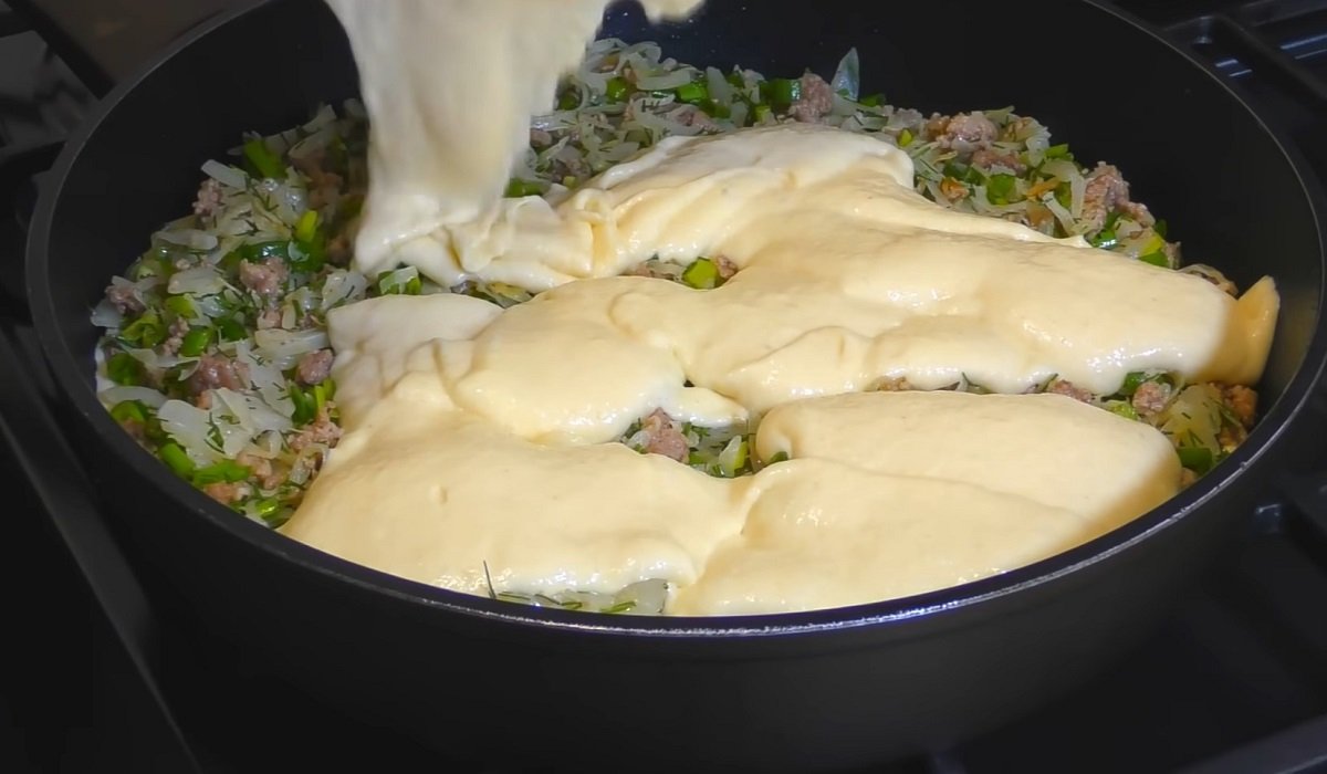 тесто с начинкой