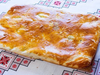 Пирог с картошкой в духовке