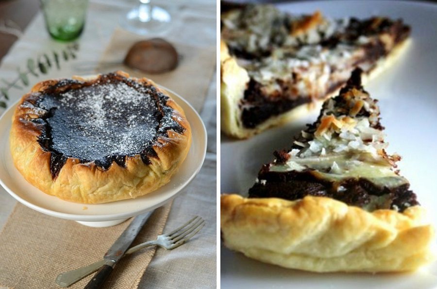 Пирог с кокосовой стружкой