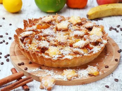 Пирог с курагой