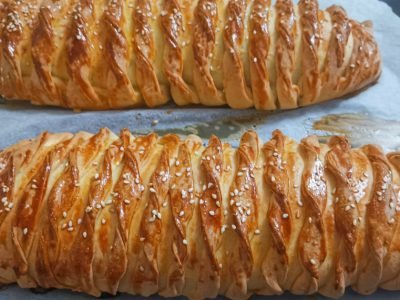 Пирог с курицей и картошкой на кефире