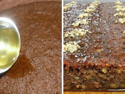 Пирог с орехами