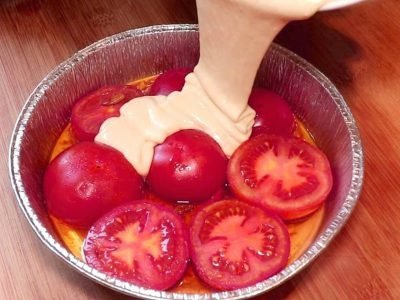 Пирог с помидорами