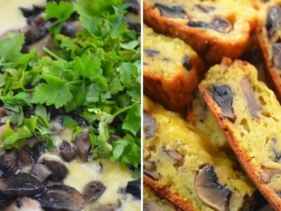 Пирог с шампиньонами