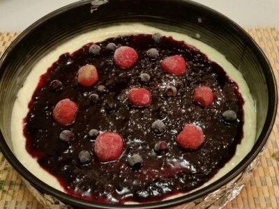 Пирог с замороженными ягодами