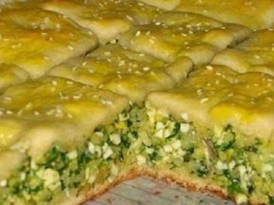 Пирог с зеленью