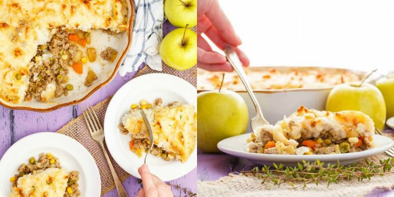 пирог с мясом