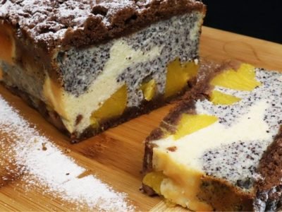 Польский пирог «Сыромак» с творогом и маком