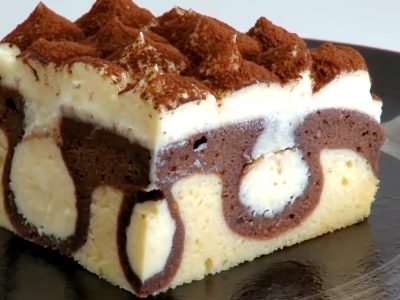 Пирог «Утренняя роса» с творожными шариками