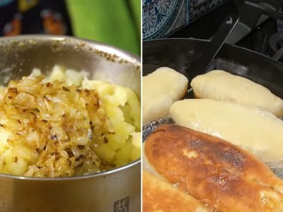 Пышные пирожки без дрожжей