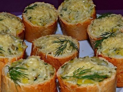 Пирожки из багета