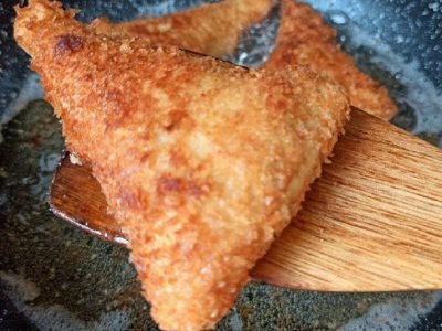 Пирожки из тостового хлеба