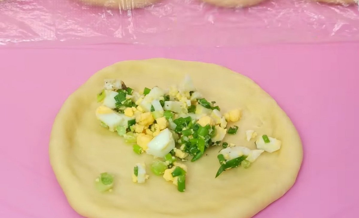 тесто с начинкой