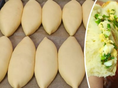 Пышные дрожжевые пирожки на молоке с начинкой