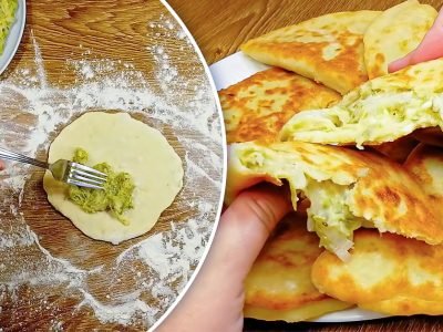 Пирожки на сковороде из картофельного теста