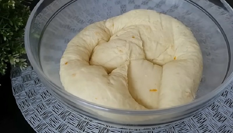 замес теста для жарки