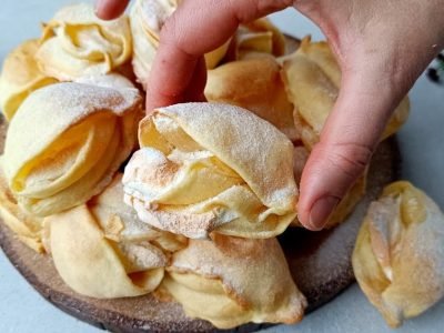 Пирожное «Ракушка» с белковым кремом