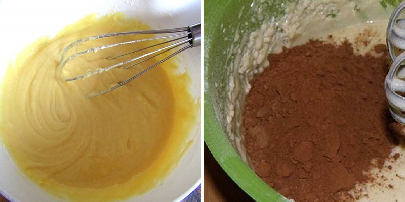 шоколадное тесто