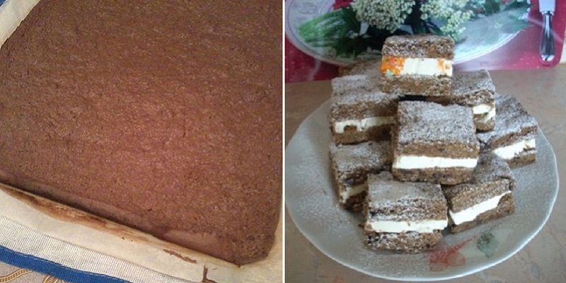 шоколадный десерт