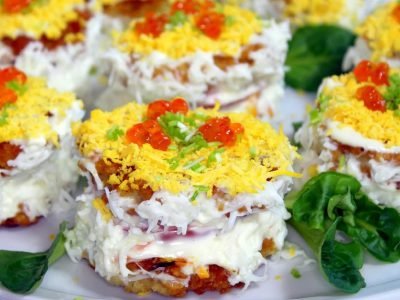 Пирожные из рыбы