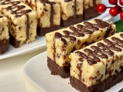Рождественские пирожные с шоколадом в духовке