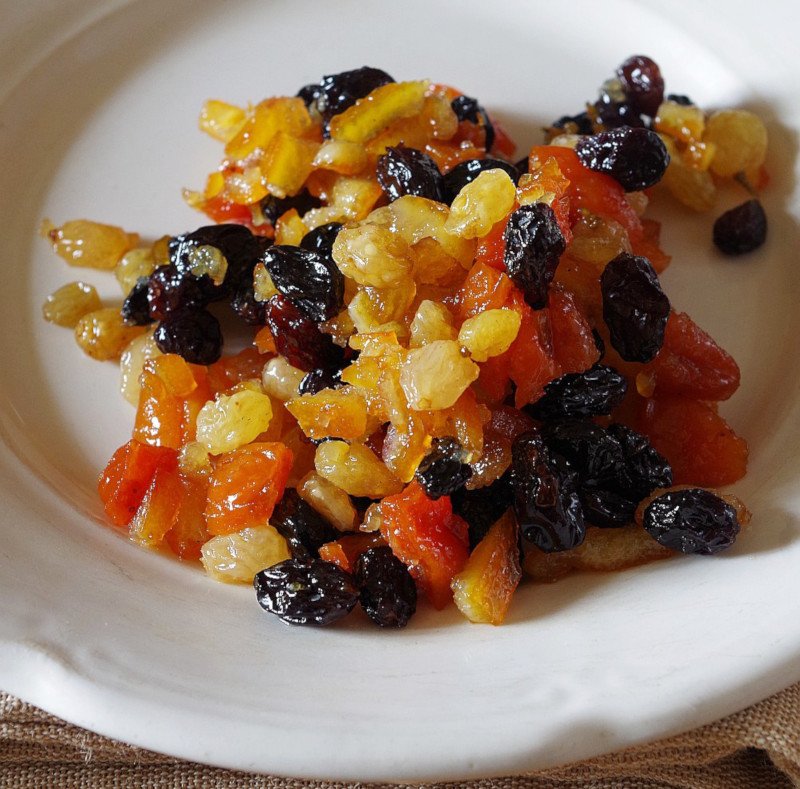 замоченные сухофрукты