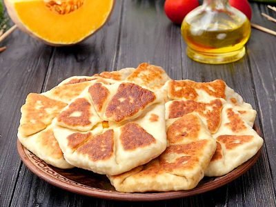 Плацинды с тыквой