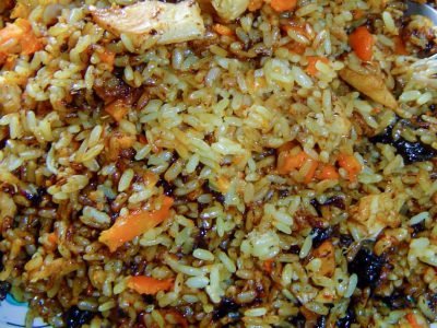 Плов с изюмом