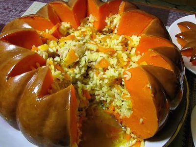 Плов в тыкве