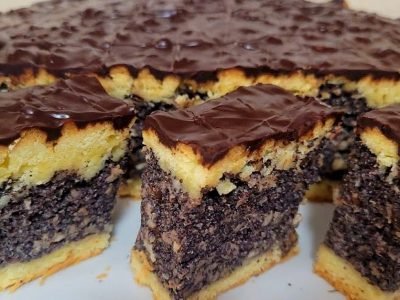 Пляцек с маковой начинкой: рецепт без крема