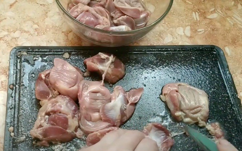 как приготовить куриные желудки