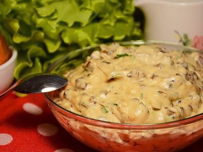 Подлива из шампиньонов