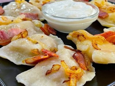 Польские пероги с картошкой и творогом