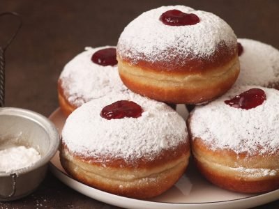 Польские пончики с джемом