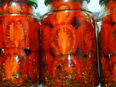 Маринованные помидоры половинками «Армянчики» на зиму