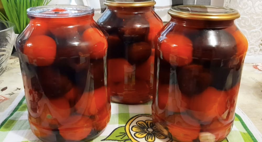 Помидоры со сливами на зиму - Со Вкусом