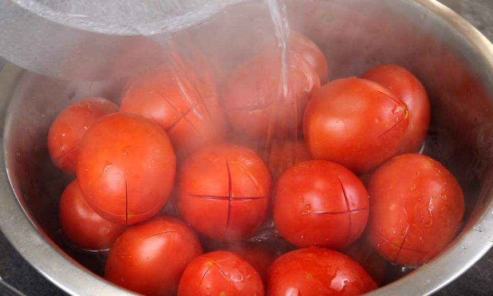 помидоры без кожицы