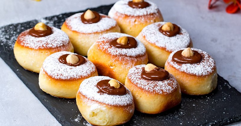 готовые пончики