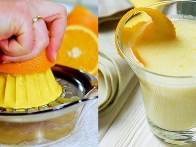 Поссет с апельсиновым соком