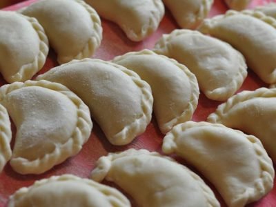 Постные вареники с картофелем