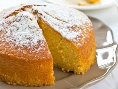 Постный апельсиновый кекс