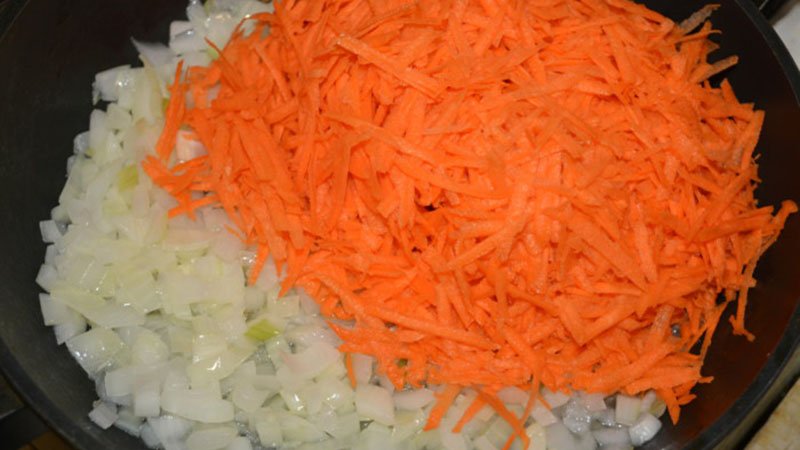 морковь и лук