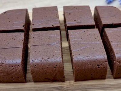 Постный десерт из бананов и какао