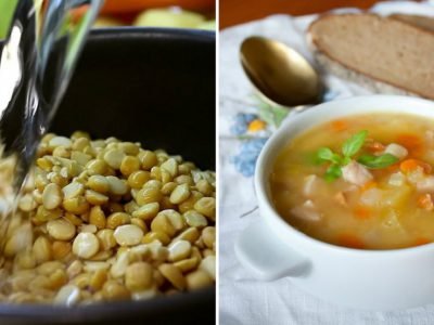 Постный гороховый суп