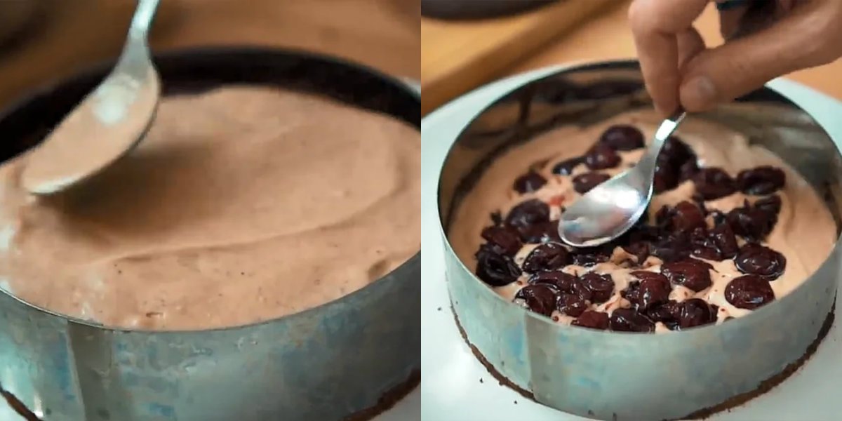 формирование торта