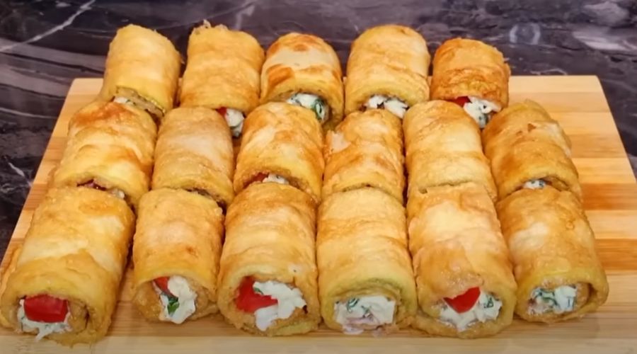 рулетики из кабачка