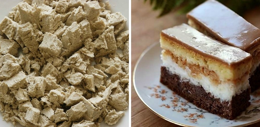 пирог с халвой