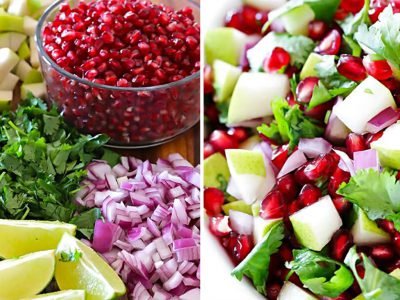 Праздничный постный салат